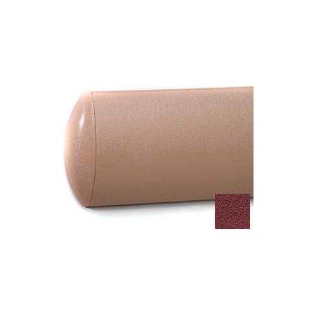 Pawling Crescent Shaped Wall Guard, Aluminum Retainer, 5"H x 12'L, Cordovan WG-5-12-380